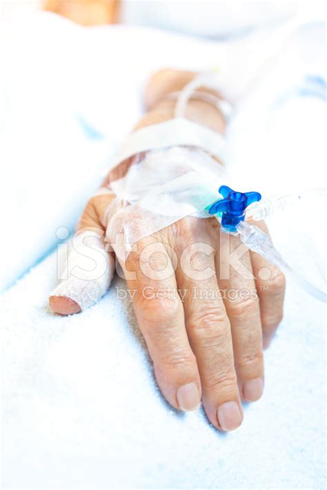 Close Up Of Mans Hand With Iv Drip Stock Photo Royalty Free Freeimages