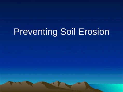 PPTX Preventing Soil Erosion DOKUMEN TIPS
