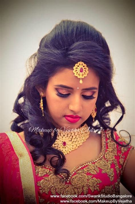 Dulhan latest wedding hairstyle ideas for short, long and to get a modern look on your wedding or reception you can try out this beautiful open dulhan bun updo hairstyle for indian wedding. Ashwini looks like a diva for her reception in a bridal ...