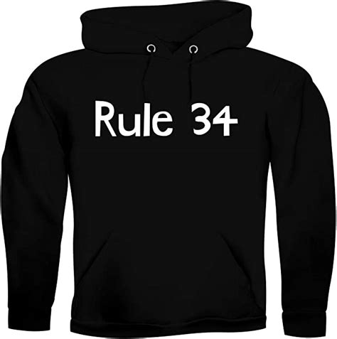 Rule 34 Adult Sweatshirt Hoodie Clothing