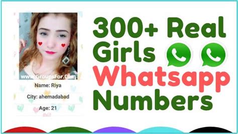 real girls whatsapp number list 2020