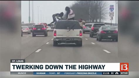Watch Viral Video Catches Women Twerking On Top Of Moving Vehicle On