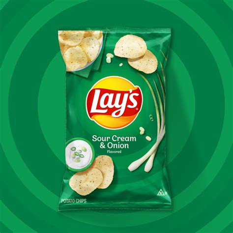 Lays® Sour Cream And Onion Flavored Potato Chips Lays