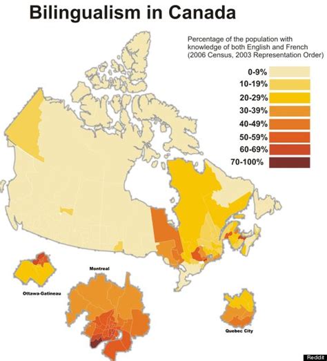 Bilingualism Canada Where Do People Speak Both Official Languages