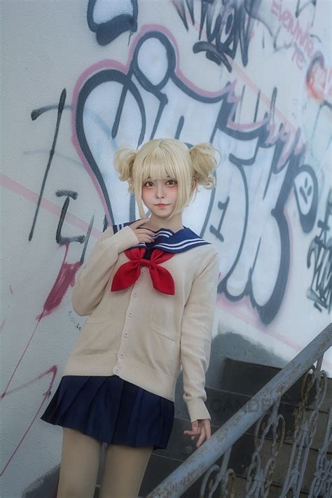 Anime Cosplay Boku No Hero Academia Himiko Toga Jk Uniforme Suéteres Mujeres Trajes De Marinero