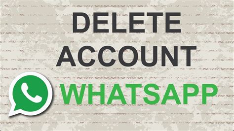How To Delete Whatsapp Account Android Youtube