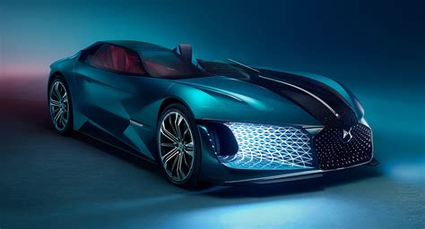 B 自動車 The Ds X Concept Is A Futuristic Sports Car Split In Two Parts