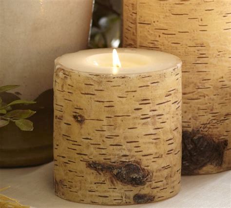 Pottery barn's pillar candles come in flameless varieties, which deliver several key advantages. Knock-Off Pottery Barn Birch Candles - A Night Owl Blog