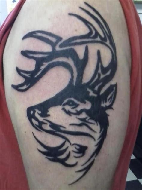 12 Stunning Tribal Deer Tattoos Only Tribal