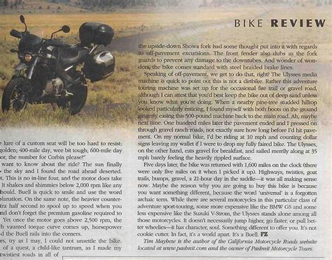 Buell Ulysses XB12X Road Test Review Friction Zone Magazine