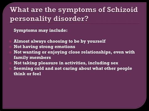 Ppt Schizoid Personality Disorder Causes Symptoms Daignosis Prevention And Treatment