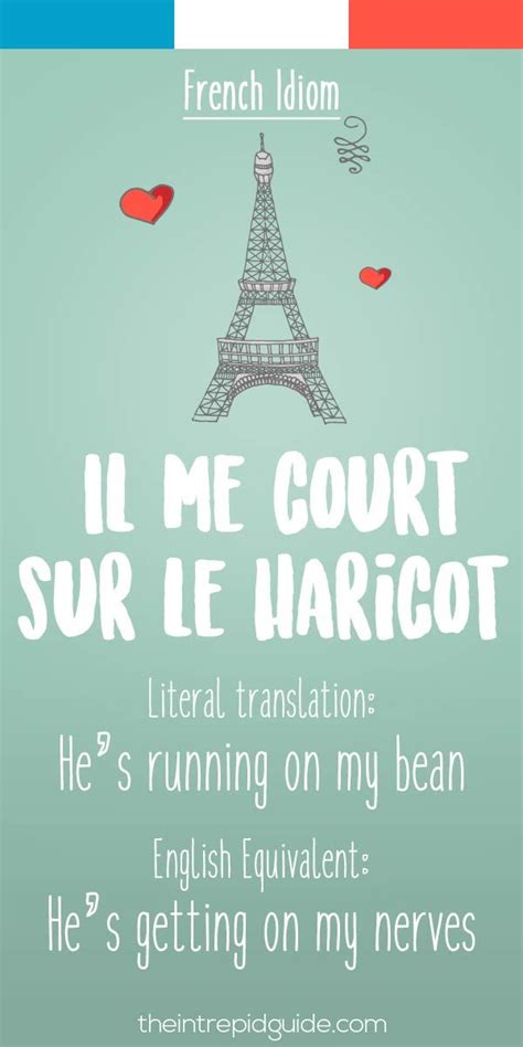 25 Funny French Idioms Translated Literally French Funny French