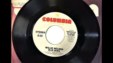 Blue Skies Willie Nelson 1978 Youtube