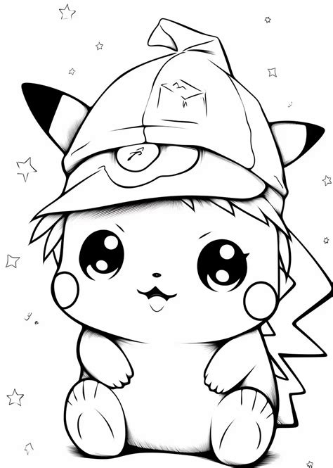 Pokemon Pikachu Coloring Pages Pikachu Coloring Page