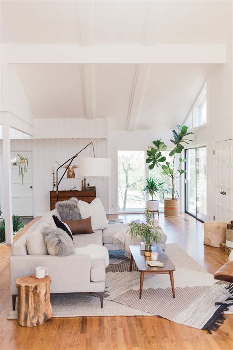 Get The Look Neutral California Eclectic Living Room