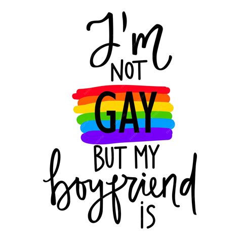Premium Vector Lgbt Pride Gay Quote Rainbow Flag Lgbtq Vector