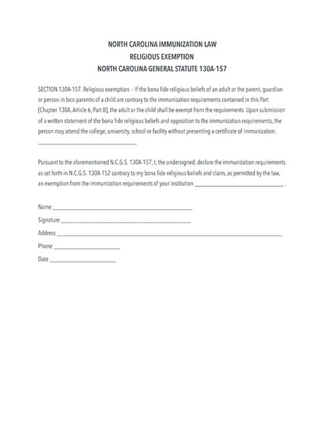 2016 2024 Form Nc Religious Exemption Fill Online Printable Fillable