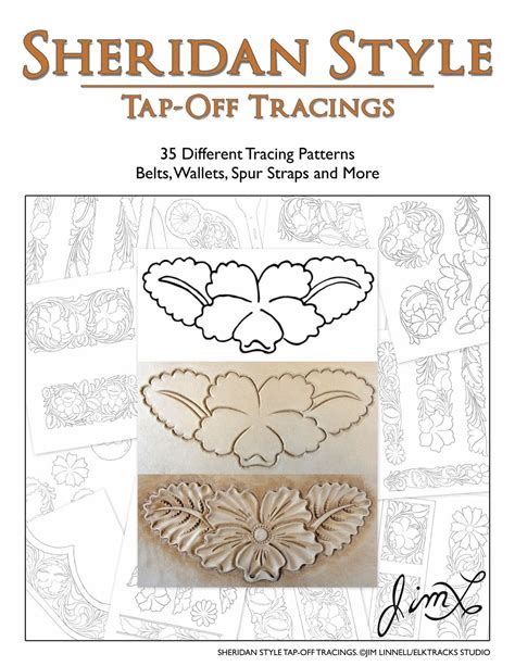 Sheridan Style Tap Off Tracings 35 Different Leather Patterns By Jim