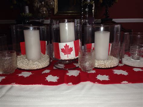 canada day table decorations decor canada day