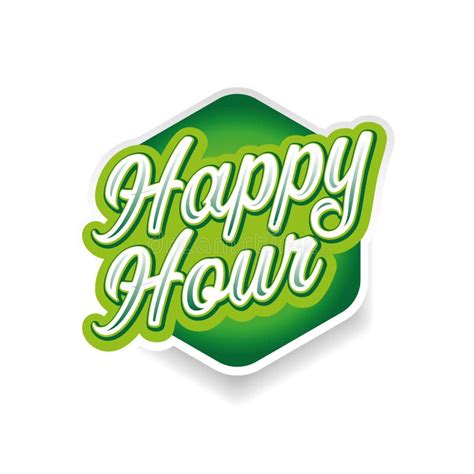 Happy Hour Banner Stock Illustrations 4710 Happy Hour Banner Stock