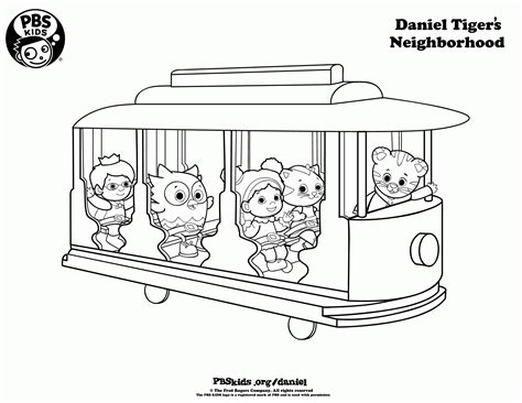 Daniel tiger coloring pages is very popular american & canadian television series produced by fred rogers, debuted about 7yr on sept 3, 2012 on pbs kids. Free Printable Daniel Tiger Coloring Pages - Coloring Home