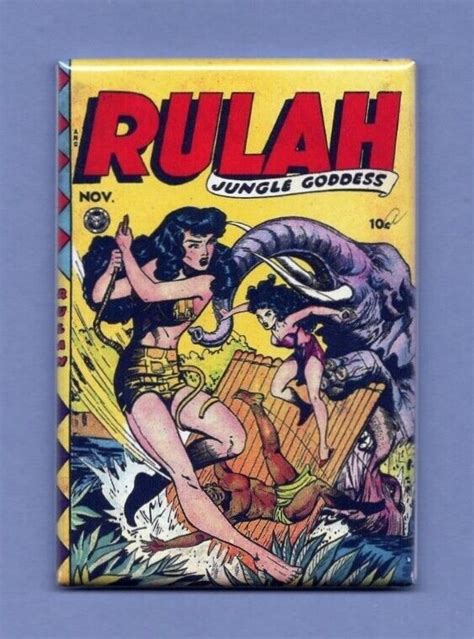 Rulah Comic Book Cover 2x3 Fridge Magnet Classic Vintage Collectible Girl Hero In 2024