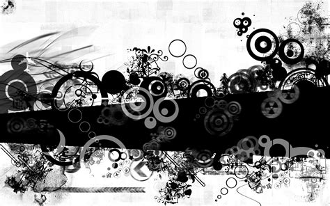 Pour voir tout en noir sans pour autant toucher le fond : Wallpapers Abstrait Noir Et Blanc - MaximumWall