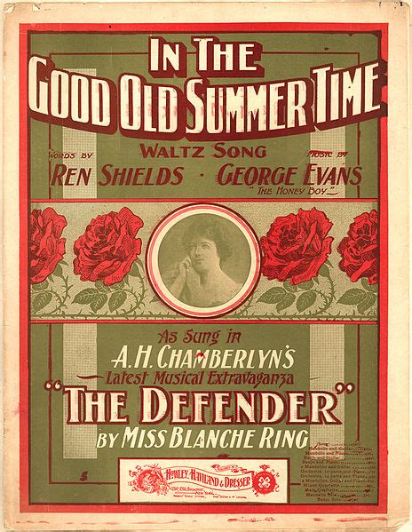 A Trip Down Memory Lane History Of A Song In The Good Old Summertime
