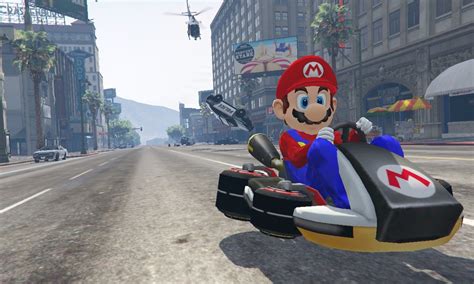 Mario Kart 8 - Default Kart [Menyoo] - Vehicules pour GTA V sur GTA Modding
