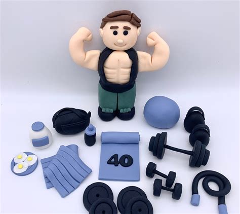 update 160 muscle man cake topper super hot vn