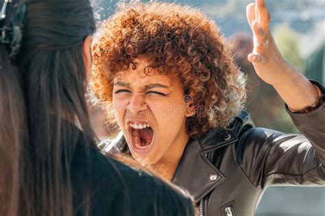 Women Arguing And Yelling Stock Photo Image Of Adult 246682892