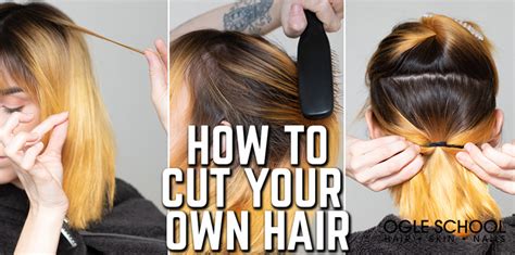 How To Cut Your Own Hair During Lock Down A Tutorial From Ogle