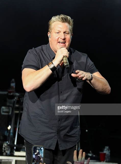 Gary Levox Of Rascal Flatts Performs During The Rhythm And Roots Tour