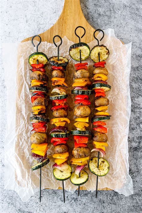 Grilled Veggie Skewers The Culinary Compass