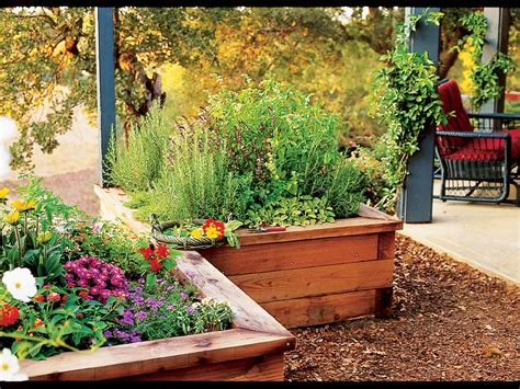 Raised Box Herb Garden Sunset Magazine