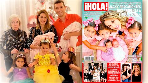 Jacky Bracamontes Presenta Oficialmente A Las Gemelas Emilia Y Paula