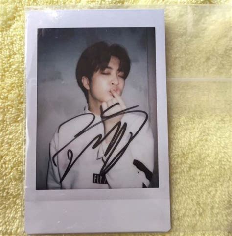 An Autographed Photo Of Kpop S Taekjoyeon