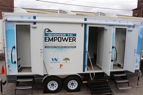 Mobile Showers A Milestone R I Housing Advocates Would Like To