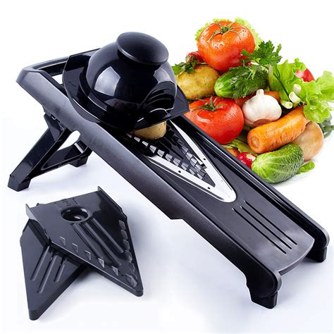 Professional Vegetable Slicer V Type Mandoline Slicer Cutter With 5