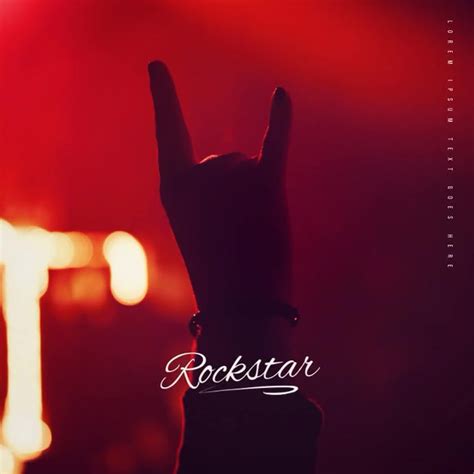 Copy Of Rockstar Album Cover Postermywall