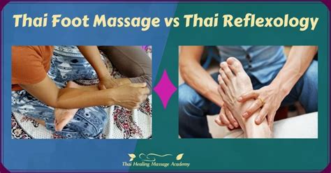 thai foot massage versus thai reflexology