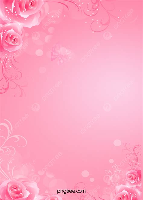 Romantic Pink Background Wedding Invitations H5 Wallpaper Image For