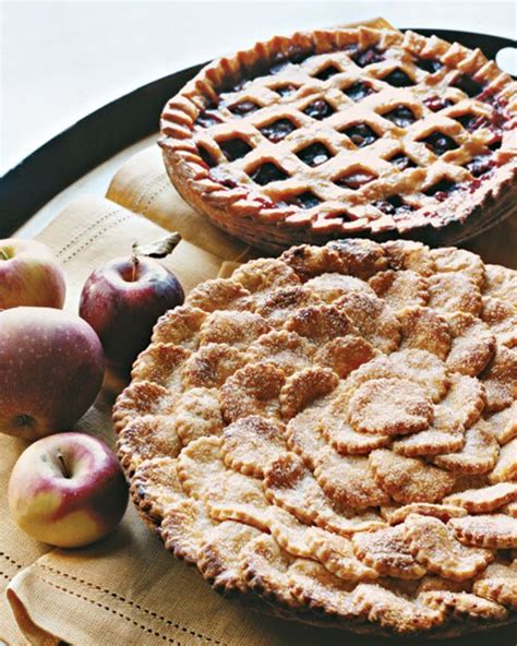 Spiced Apple Pie With Fluted Round Cutouts Recipe Martha Stewart
