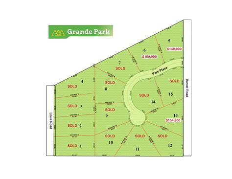 Grande Park Lot Map 21 07 2020 Logo Schinkel Properties
