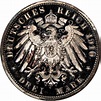 German States SAXE-WEIMAR-EISENACH 3 Mark KM 221 Prices & Values | NGC