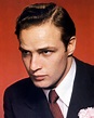 The Nifty Fifties — Marlon Brando - close up in colour.