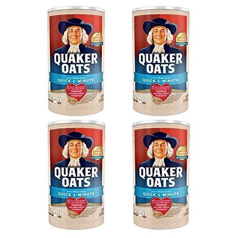 Quaker Oats Quick 1 Minute Oatmeal 42 Oz Pack Of 4 Everything Else