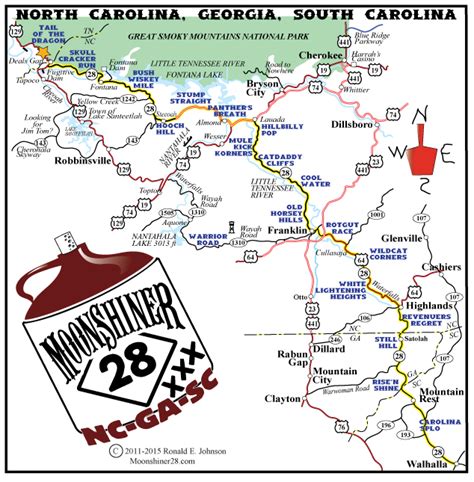 Moonshiner 28 Tail Of The Dragon Maps