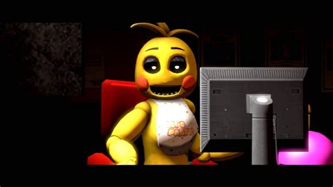 Sfm Fnaf Toy Chica Reacts To Five Night S At Freddy S Teaser