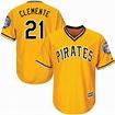 Pirates 21 Roberto Clemente Yellow 2019 Hall Of Fame Induction Patch ...